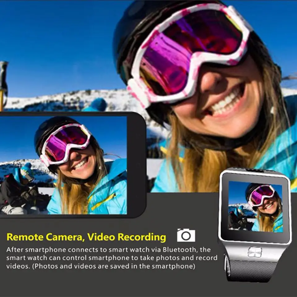 Reloj Inteligente Camera SIM Video Call WiFi Sports Tracking Dz09 Smart Watch with Sim Card Men for IOS Android Mobile Phone